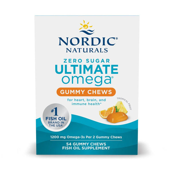 Ultimate Omega Sabor Naranja, Sin Azúcar (54 Gomitas), Nordic Naturals