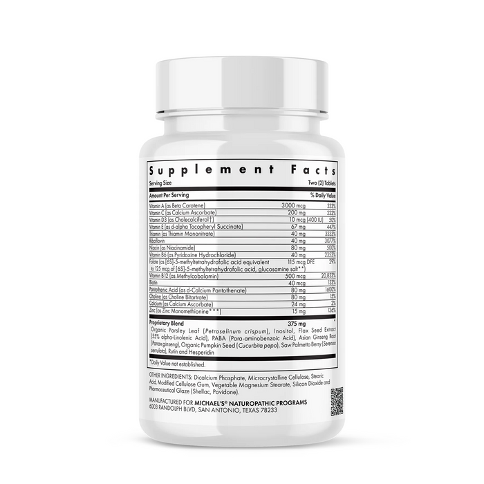 Multivitaminico para Chicos Adolescentes (60 veg tabs), Michael´s Health