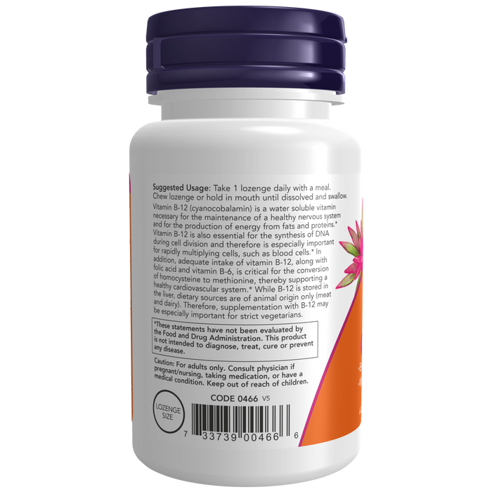 Vitamina B-12 Sistema Nervioso 1000 mcg (100 pastillas)