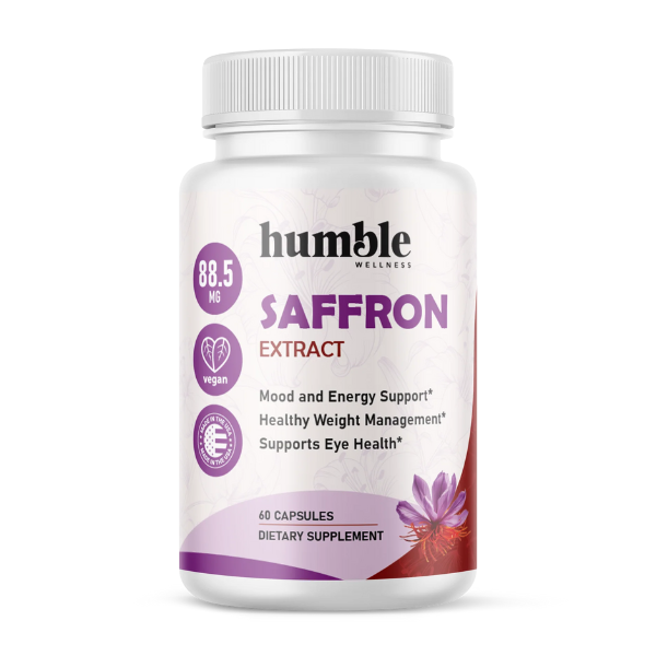 Extracto de Azafrán, Saffaron Extract (60 caps), Humble