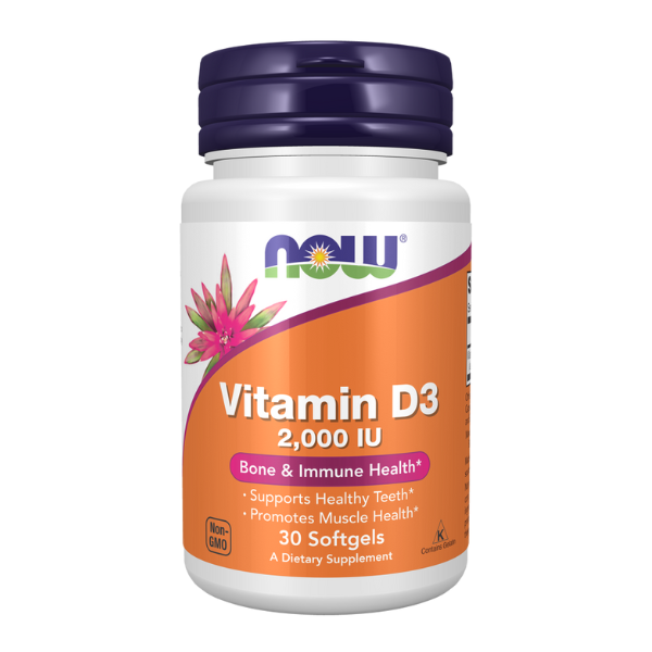 Vitamina D3 2000 UI (30 softgels)