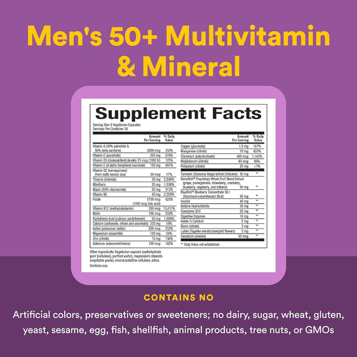 Multivitamínico para Mujeres 50+ MultiFactors® (90 vcaps), Natural Factors