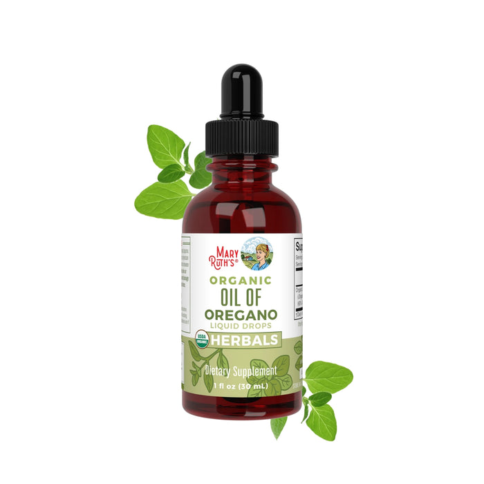 Aceite de Orégano Orgánico, Liquido 30 ml (1 fl oz), MaryRuth's