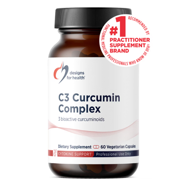 Complejo de Curcumina C3, 400 mg (60 veg caps), Designs for Health