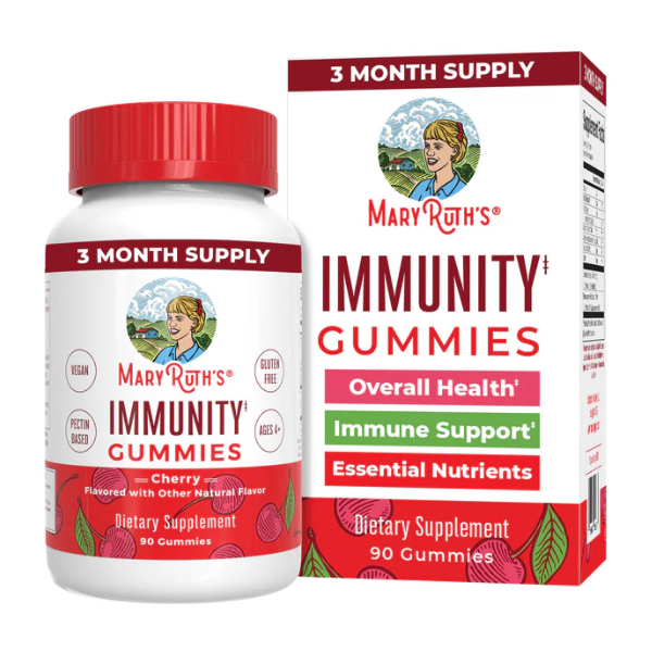 Inmunidad Sabor Cereza (90 gomitas), Mary Ruth´s
