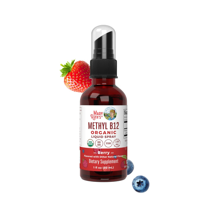 Organic Methyl B12 Spray 1oz (30ml) Mary Ruth