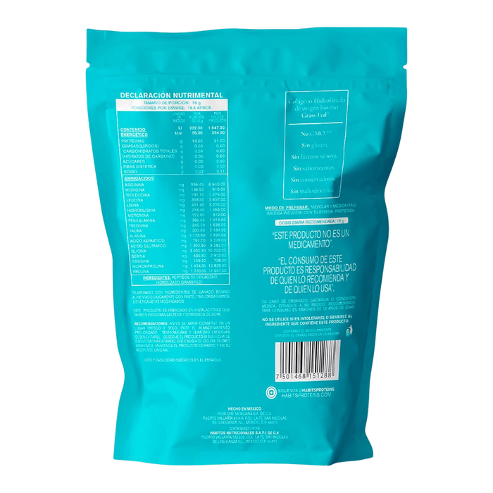 Colageno Hidrolizado (250 g), Habits