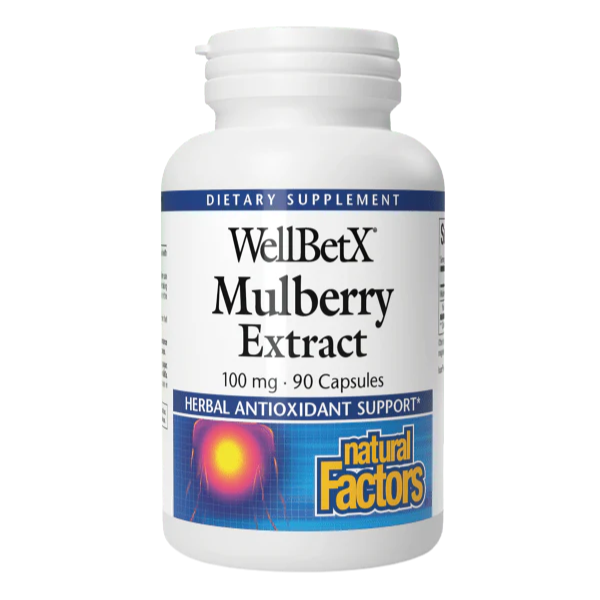 Extracto de Morera 100 mg WellBetX® (90 caps), Natural Factors