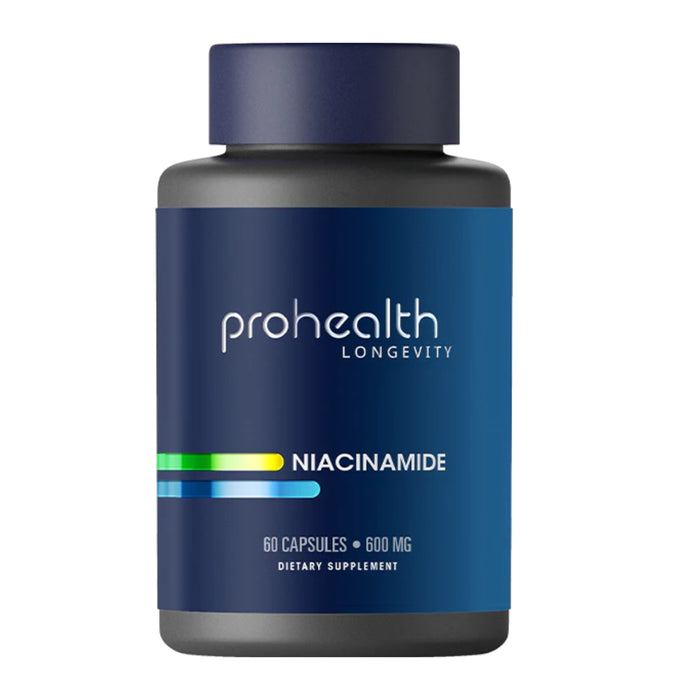 Niacinamida Vitamina B3 Libre de Enrojecimiento 600 mg (60 caps), Prohealth