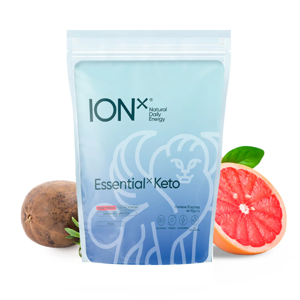 Electrolitos Essential Keto To Go Sabor Toronja (150 g), ION X