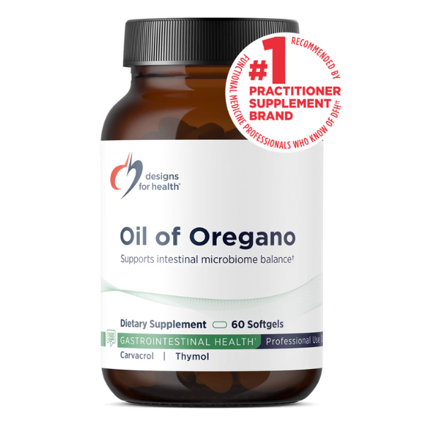 Aceite de Orégano para la Salud Intestinal (60 cápsulas vegetales) | Designs for Health