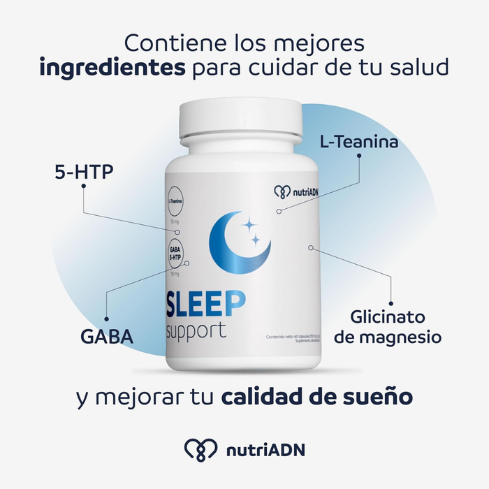 Apoyo para Dormir, Sleep Support (60 caps), NutriADN