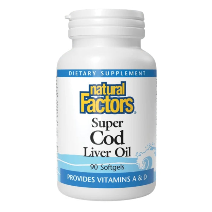 Super Aceite de Hígado de Bacalao (90 softgels), Natural Factors