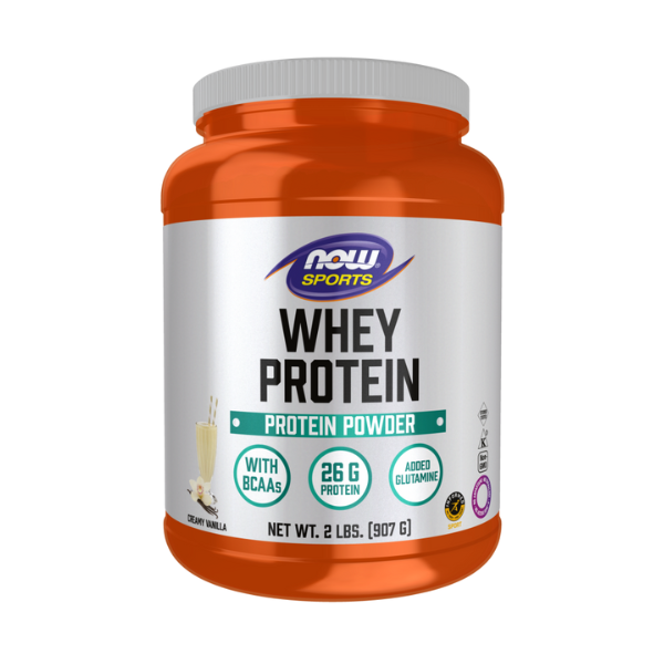 Proteina de Whey, Sabor Vainilla (2 lb/907 g)