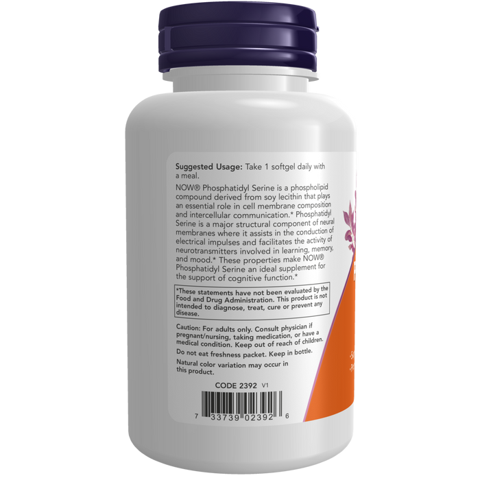 Fosfatidilserina 300 mg, Potencia Extra (50 softgels)