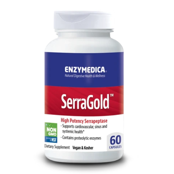 SerraGold™ (60 caps) ,Enzimas de Alta Potencia para Sistema Inmune, Enzymedica