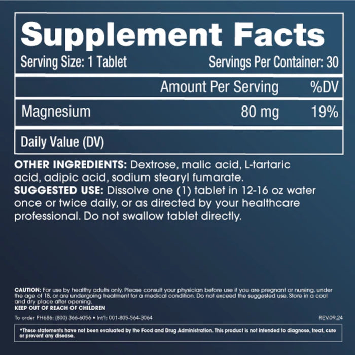 Hidrógeno Molecular para Longevidad 80 mg (30 comprimidos), Prohealth