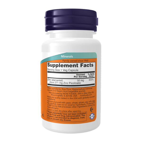 Zinc Picolinato 50 mg (60 veg caps)