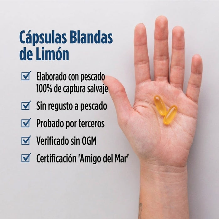 Omega Diario para Niños Sabor Fresa (30 softgels), Nordic Naturals