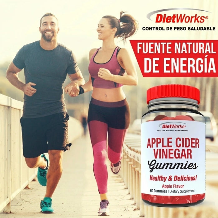 Vinagre de Manzana Sabor Manzana DietWorks (60 gomitas), Windmill