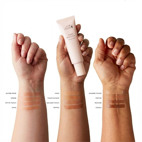 Crema Hidratante con Color Fruit Pigmented® Peach Bisque (1 fl oz 30 ml), 100% Pure