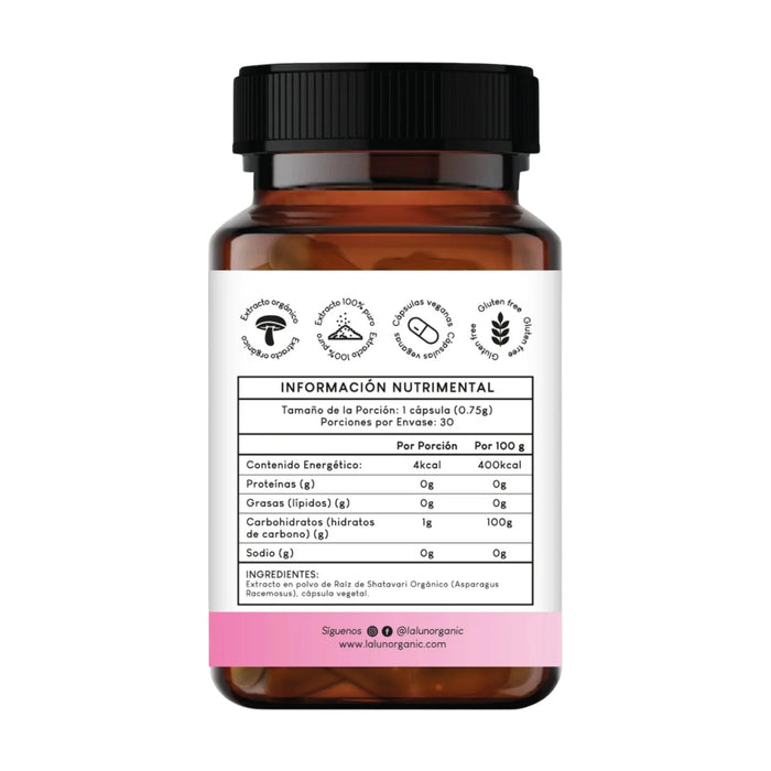 Shatavari 750 mg (30 caps), Lalun
