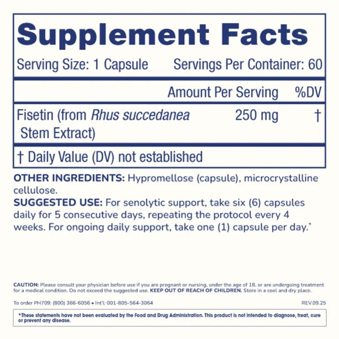 Fisetina Pura 250 mg (60 caps), Prohealth