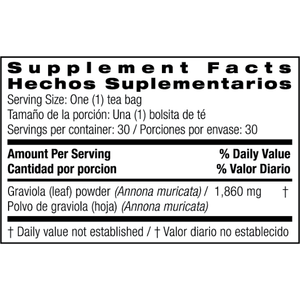 Té de Guanábana (30 bolsas), Bio Nutrition