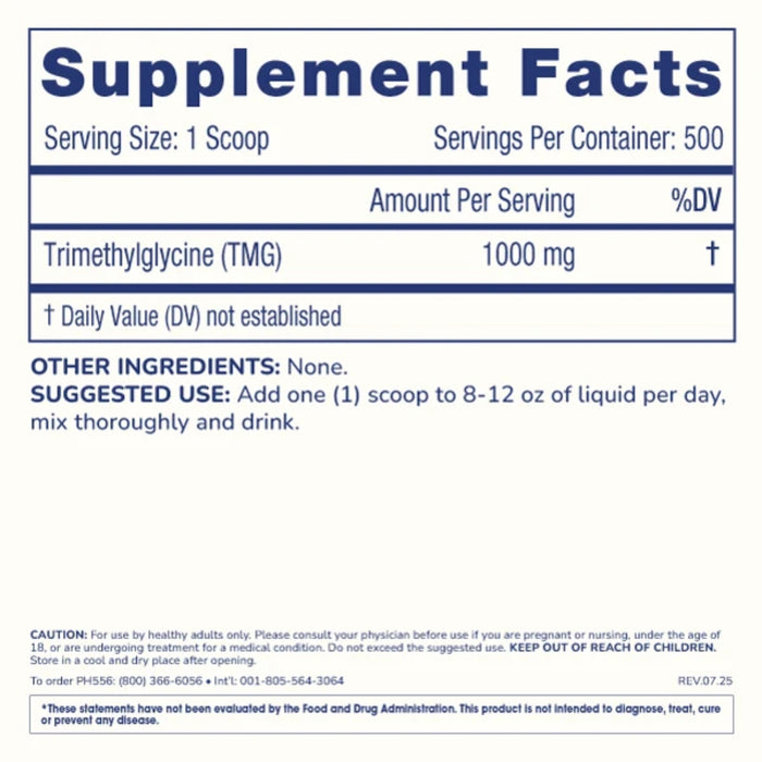 TMG Pro (500 g), Prohealth