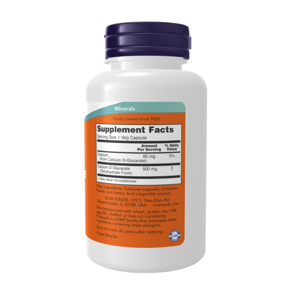 D-Glucarato de Calcio 500 mg (90 veg caps)