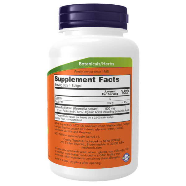 Boswellia Extract 500mg (90 Softgels)/ Boswellia Extract