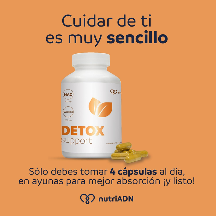 Desintoxicación, Detox Support (120 caps), NutriADN