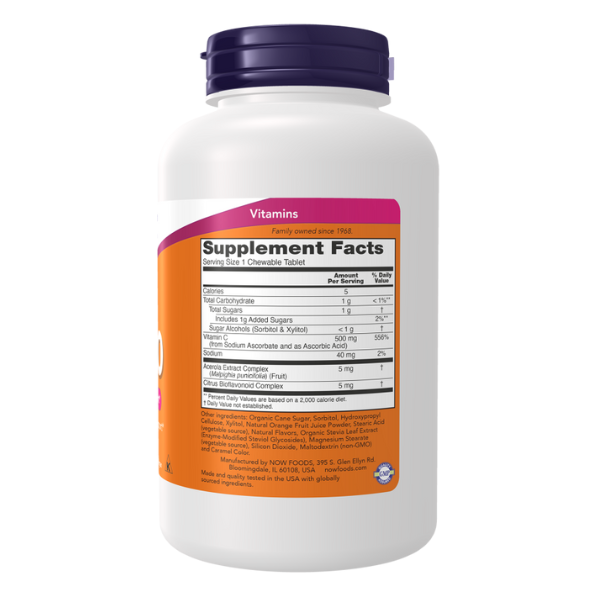 Vitamin C-500 (100 Tablets)/ Vitamin C-500 Orange Chewable