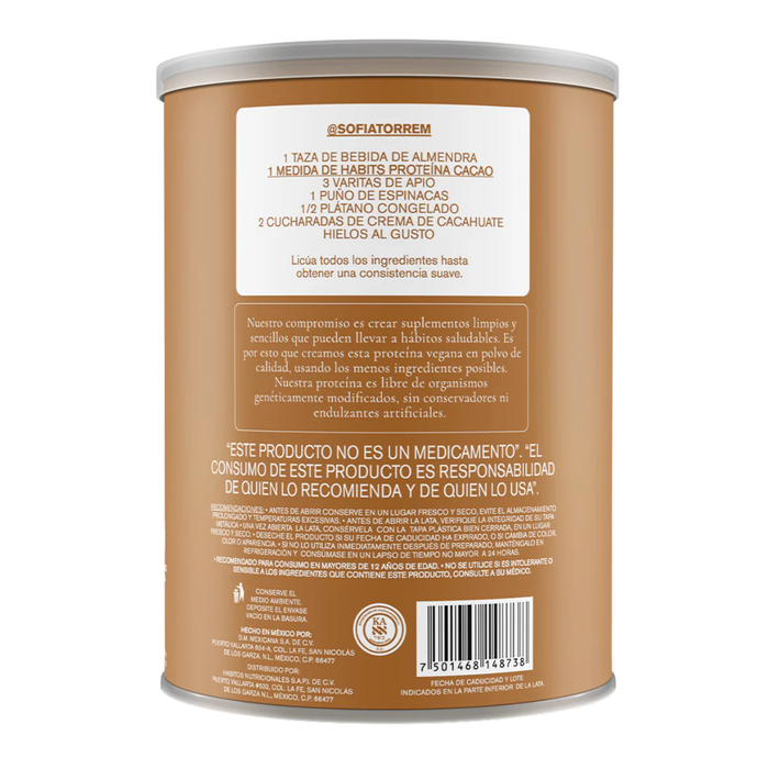 Proteína Probiótica Sabor Chocolate (488 g), Habits