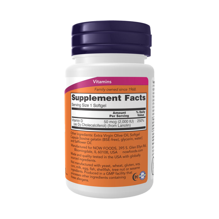 Vitamin D-3 2000 IU (120 Softgels) / Vitamin D3 2000 IU