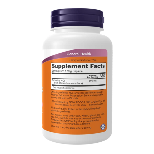 Berberina HCl 500 mg (90 veg caps)