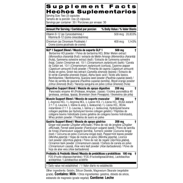 EX Salud Digestiva GLP-1 (60 caps), Bio Nutrition