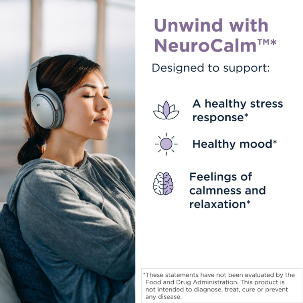 Calma y Relajación NeuroCalm™ (60 veg caps), Designs for Health