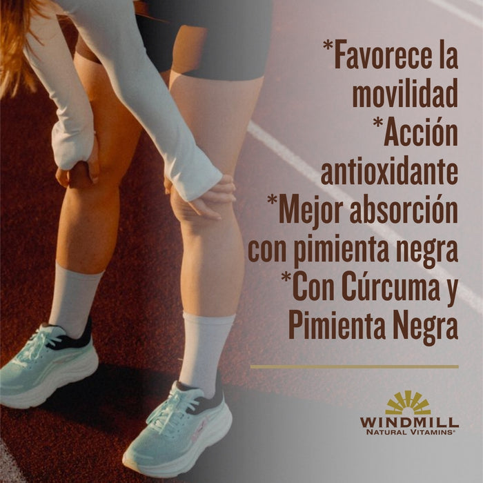 Complejo de Cúrcuma con Pimienta Negra (60 caps), Windmill