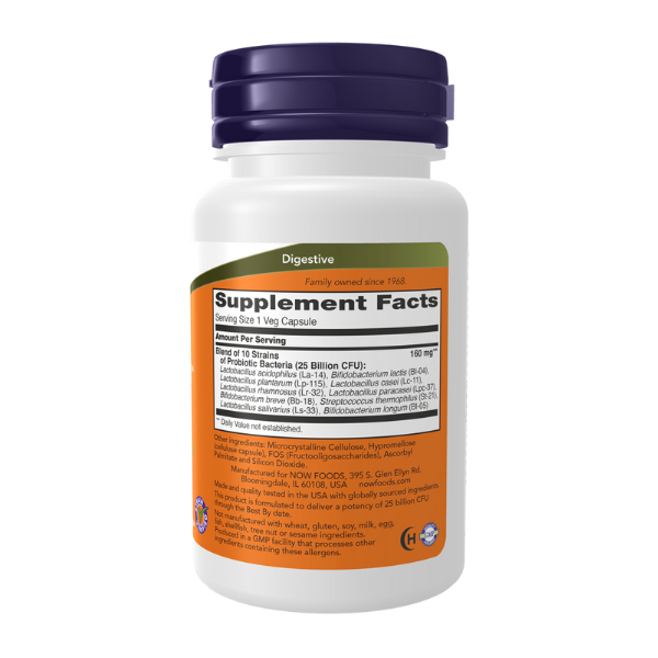 Probiotico 25 Billones Probiotic-10™ (30 veg caps)