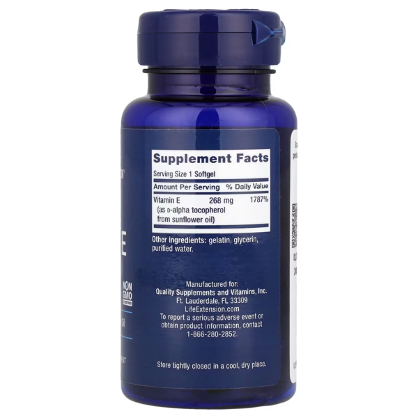 CC Super Vitamina E 268 mg 400 UI (90 softgels), Life Extension