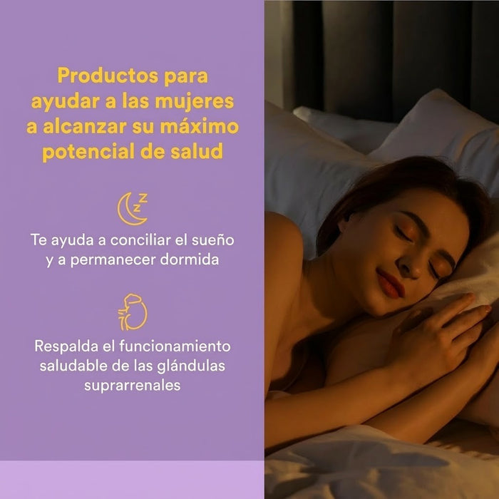 AdrenaSense® con Adaptógenos para la Salud Suprarrenal Femenina (60 cápsulas) | Natural Factors