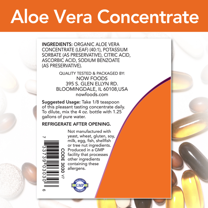 Aloe Vera Líquido (4 fl oz/ 118 ml)