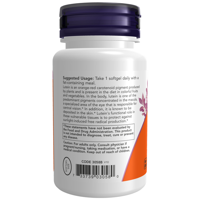 Luteína 10 mg cápsulas blandas (60 softgels)