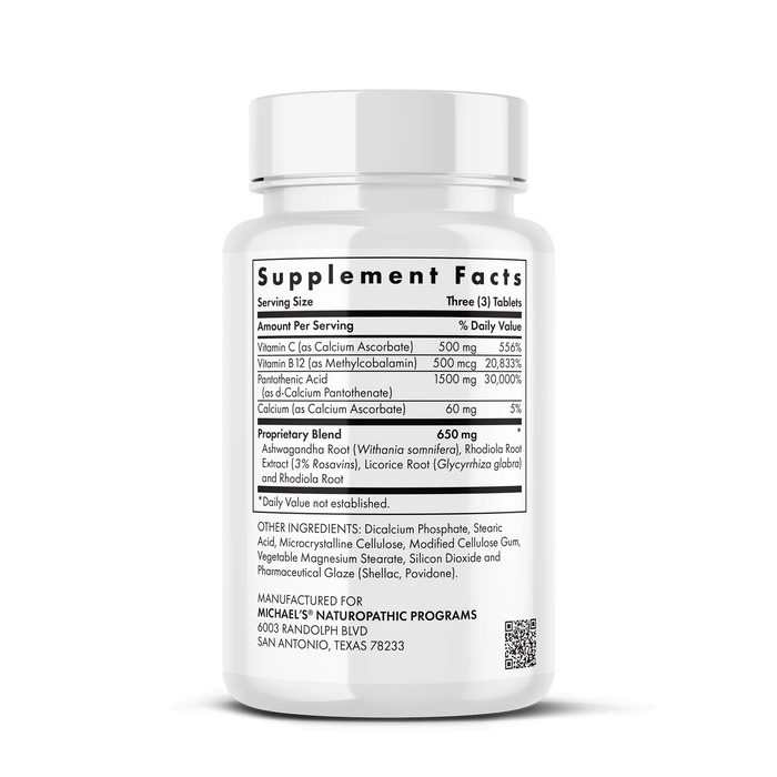 Apoyo Energetico Suprarrenal (60 veg tabs), Michael´s Health