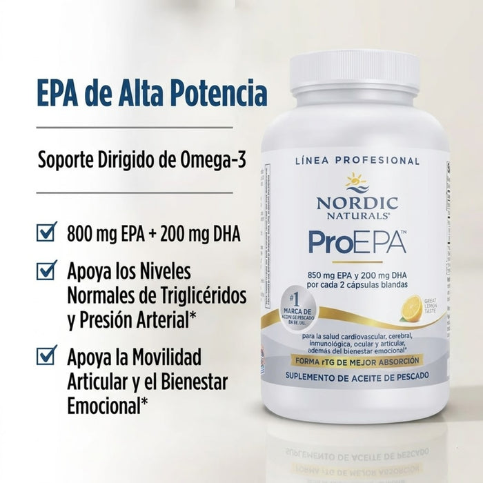 EPA 850 mg DHA 250 mg ProEPA™ (180 softgels), Nordic Naturals