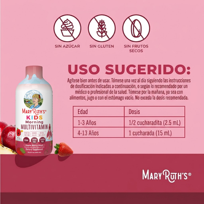 KIT #13 Multivitamínico Matutino + Multimineral Nocturno Para Niños, MaryRuth's