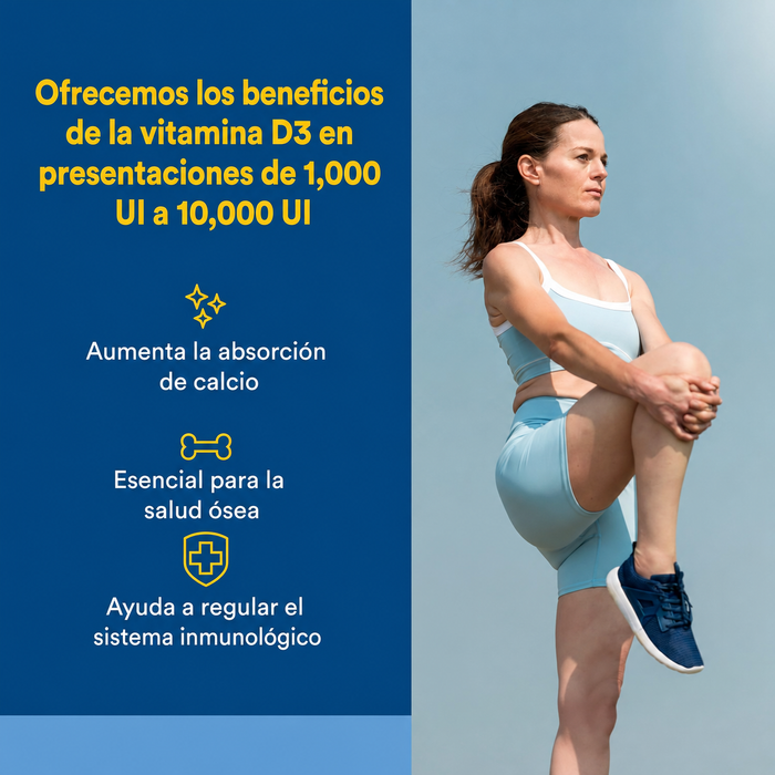 Vitamina D3 50 mcg (2,000 IU) (120 softgels), Natural Factors