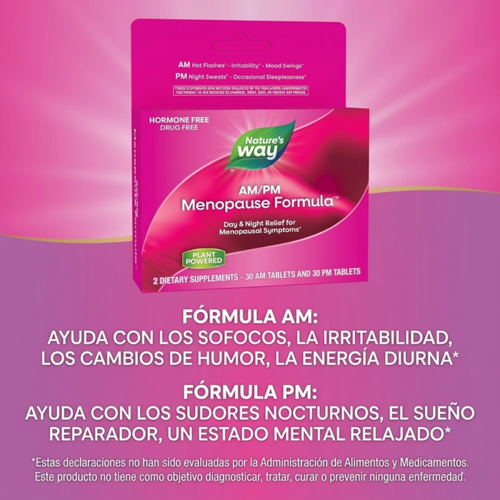 Salud en la Menopausia AM/PM (30 tabletas) | Nature's Way