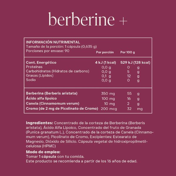 Berberine+ (90 caps), Reset Wellness